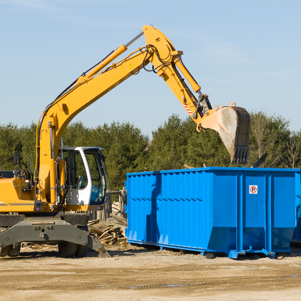 what are the rental fees for a residential dumpster in Center ND